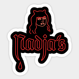 Nadja's vampire nightclub Sticker